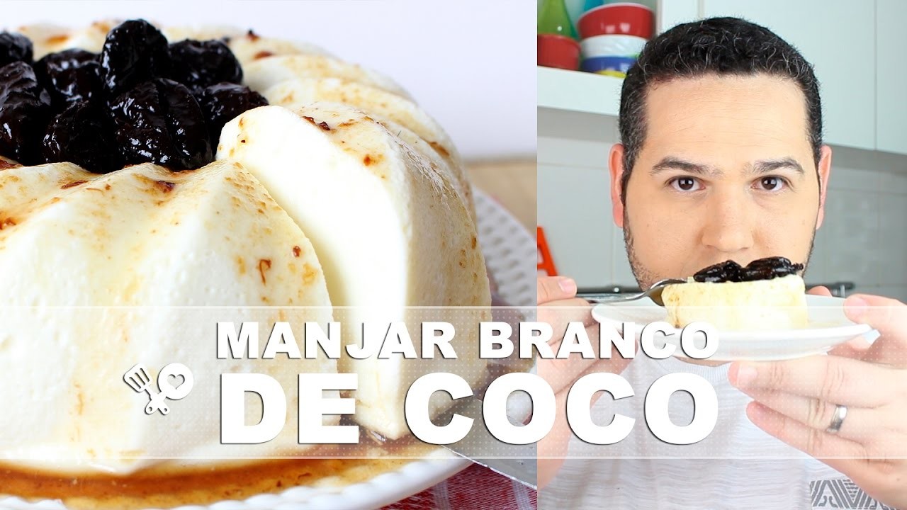 Manjar branco de coco