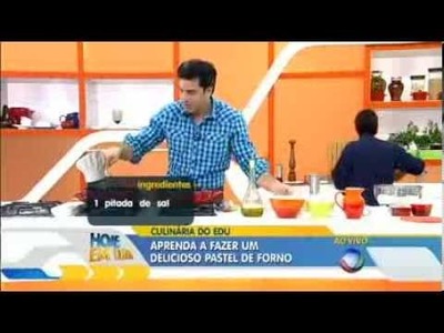 Pastel de Forno Receita Especial do Hoje Em Dia 03-02-2014