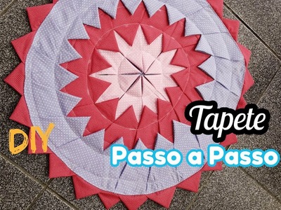 Tapete REDONDO - PASSO A PASSO