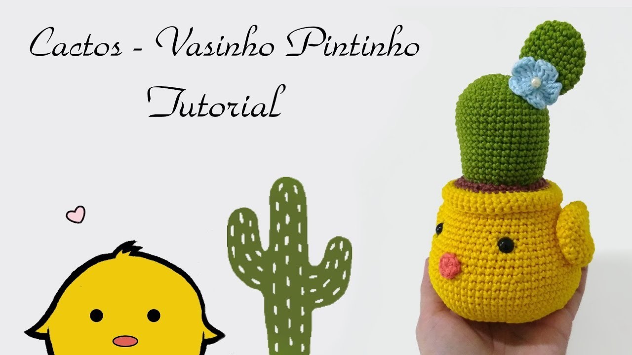 Cacto - Vasinho PINTINHO  -  por @ArteeManhaKids