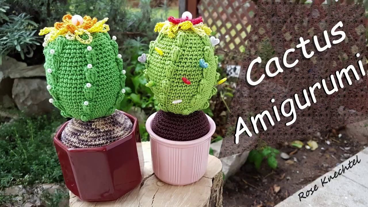 Cactus Amigurumi - Crochê Tutorial