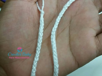 Cadarços ou Cordão em Crochê - Crochet Baby Yara Nascimento