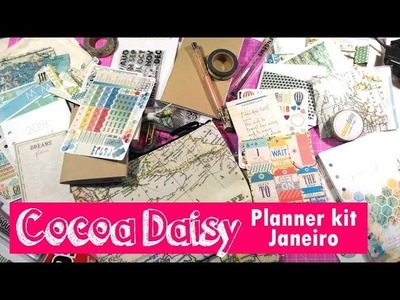 Cocoa Daisy planner kit - Janeiro (Português BR)