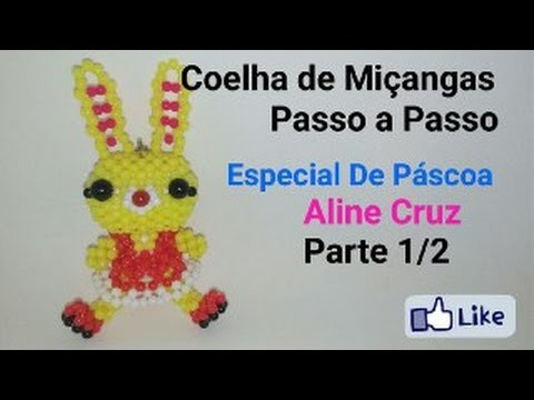 COELINHA DE MIÇANGAS PASSO Á PASSO- ESPECIAL PÁSCOA- POR: ALINE CRUZ HD- PARTE 1.2