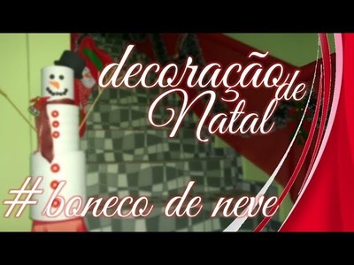 Decoração de Natal: BONECO DE NEVE DE LATAS  (Rápido e pratico) - William Valentim