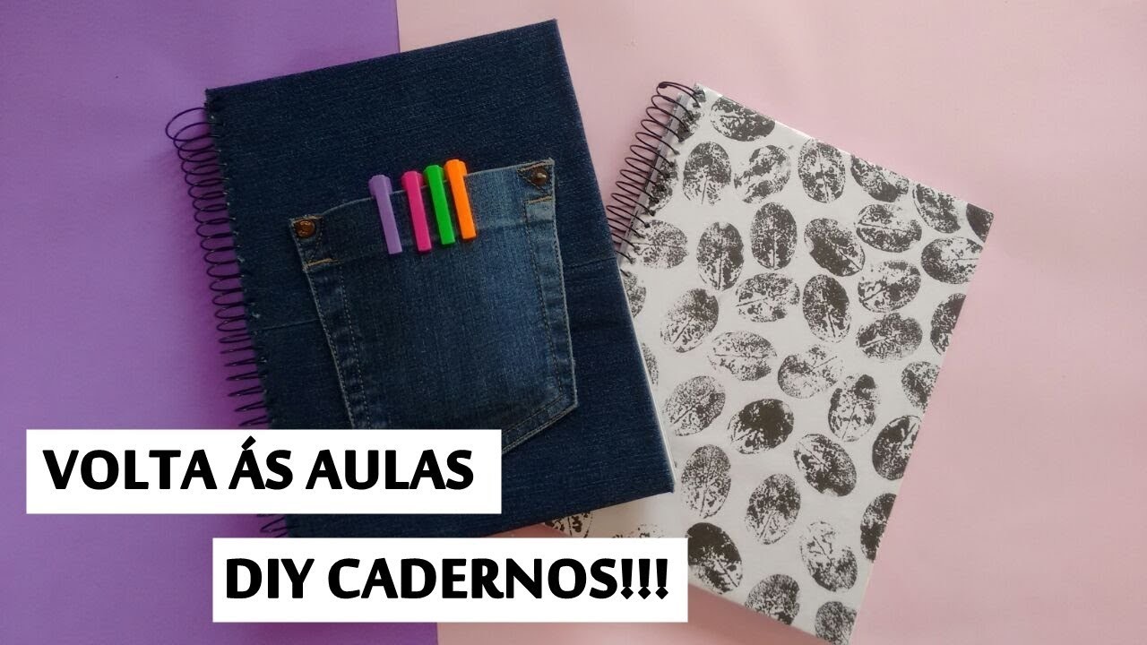 DIY: CADERNOS PERSONALIZADOS PARA VOLTA ÀS AULAS