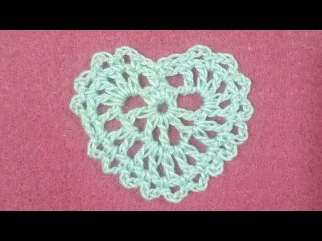 DIY CROCHET SQUARE CORAÇAO -