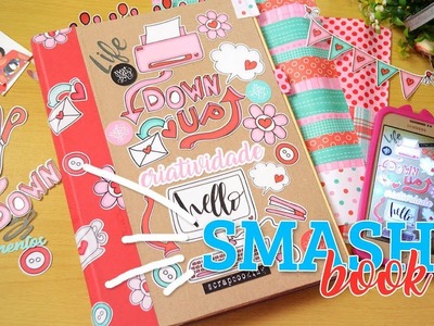DIY - Decoração para Capa do Smash Book