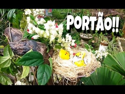 DIY Portão ( suporte para planta) | Diário de reforma | Jardim!