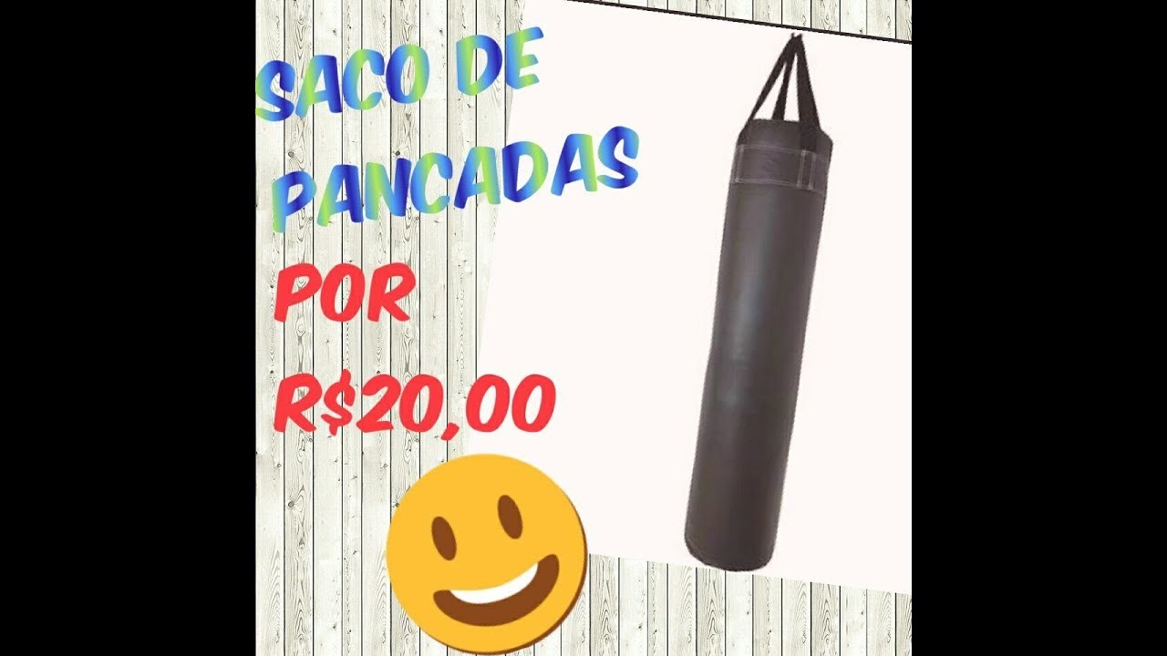 DIY Saco de Pancada por menos de R$20,00- Por Evelyn Carmelim.