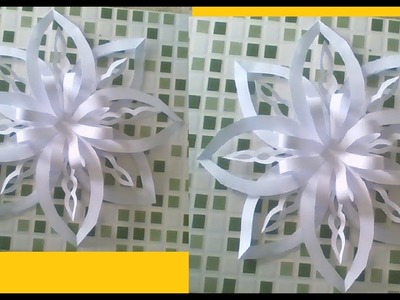 Flores de papel fácil,artesanato com papel ,flor de papel,decoração,reciclagem,#artesanato