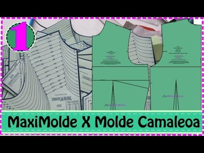 Molde de Blusa com Pence - MaxiMolde X Camaleoa #1