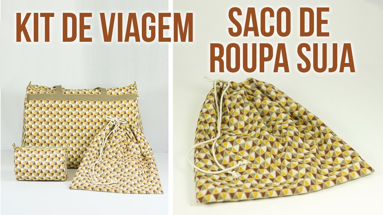 Nea Santtana - Kit Viagem - Saquinho Para Roupa Suja