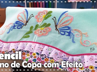 PINTURA EM PANO DE COPA COM EFEITO com Lili Negrão - Programa Arte Brasil - 30.11.2017