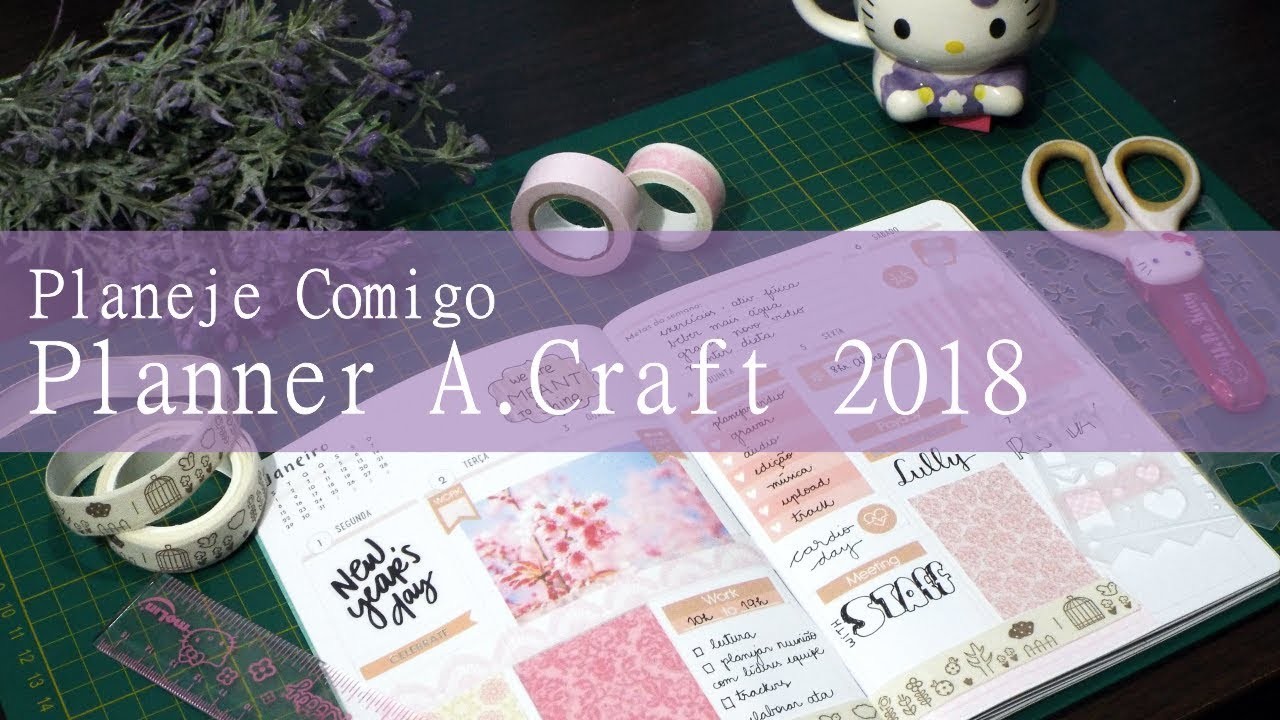 Planeje Comigo - Planner A.Craft 2018