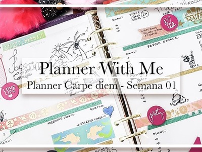 Planner With Me - Planner Carpe Diem A5, Insert Color Crush horizontal