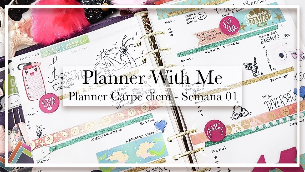 Planner With Me - Planner Carpe Diem A5, Insert Color Crush horizontal