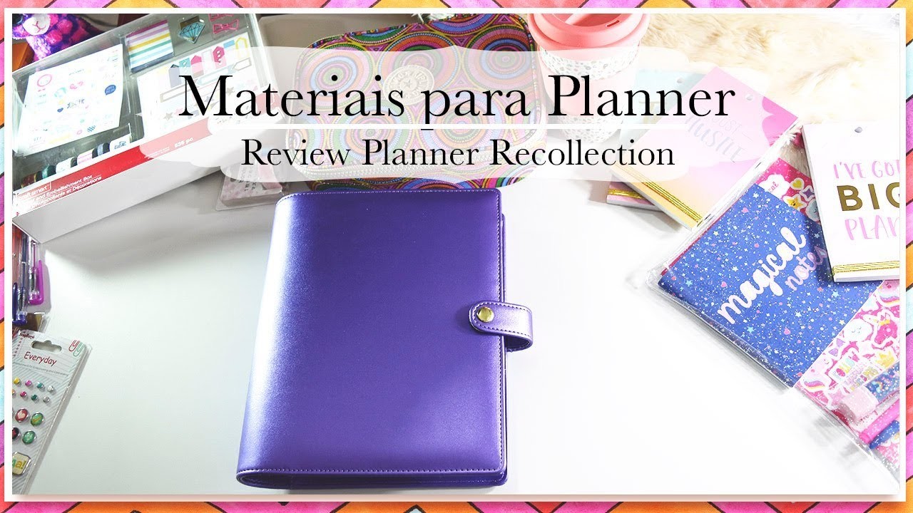 Review Planner Purple Recollection A5