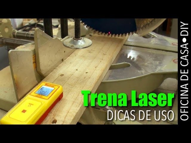Trena Laser - Como usar e dicas #DIY #Oficinadecasa