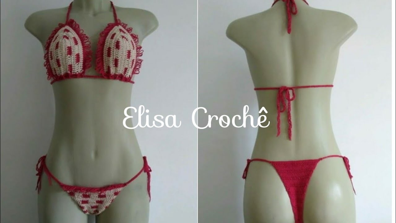 Versão canhotos: Short Charme em crochê # Elisa Crochê