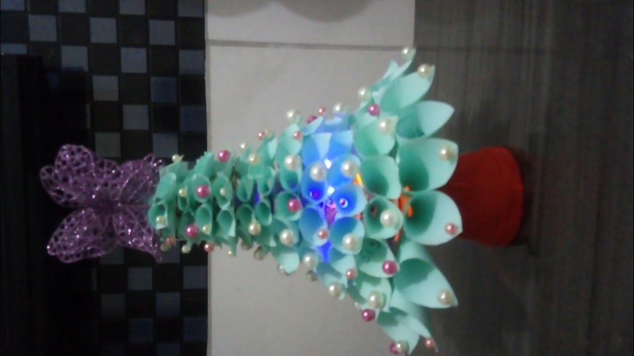 Árvore de papel que pisca por menos de 5 reais????????????