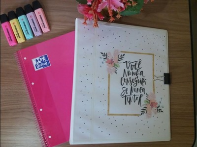 Como eu organizo meu Fichário + Dicas