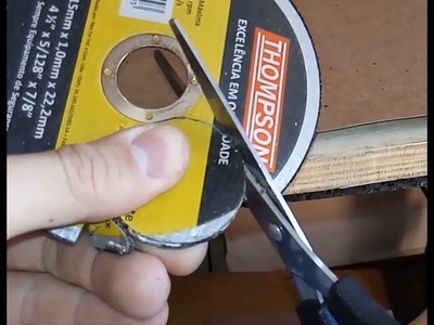 Como fazer disco de micro retífica caseiro?