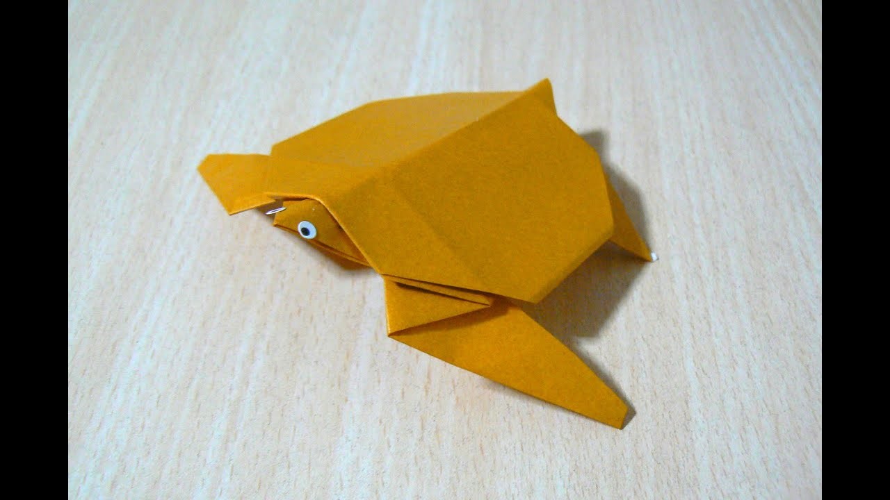 Como fazer Tartaruga marinha. Origami. A arte de dobrar papel.