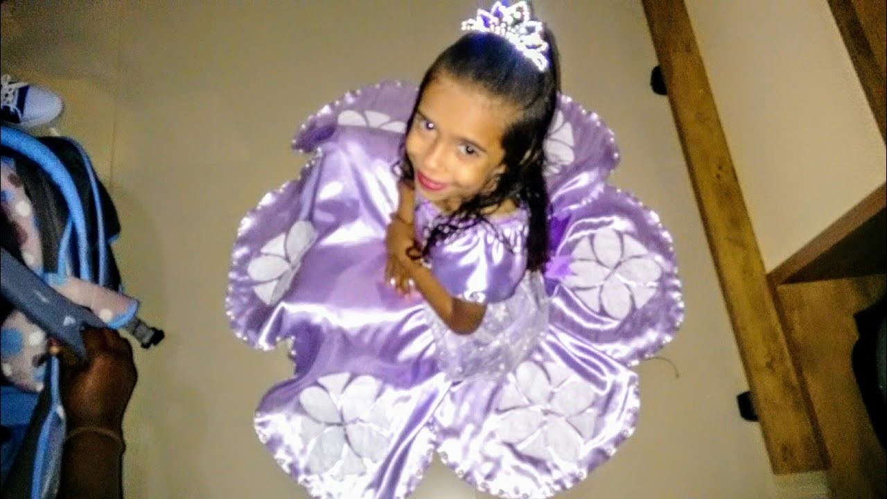 Dicas de como fazer um vestido infantil da princesa Sofia