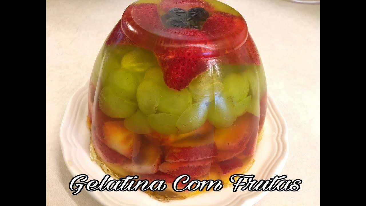 Gelatina Com Frutas!