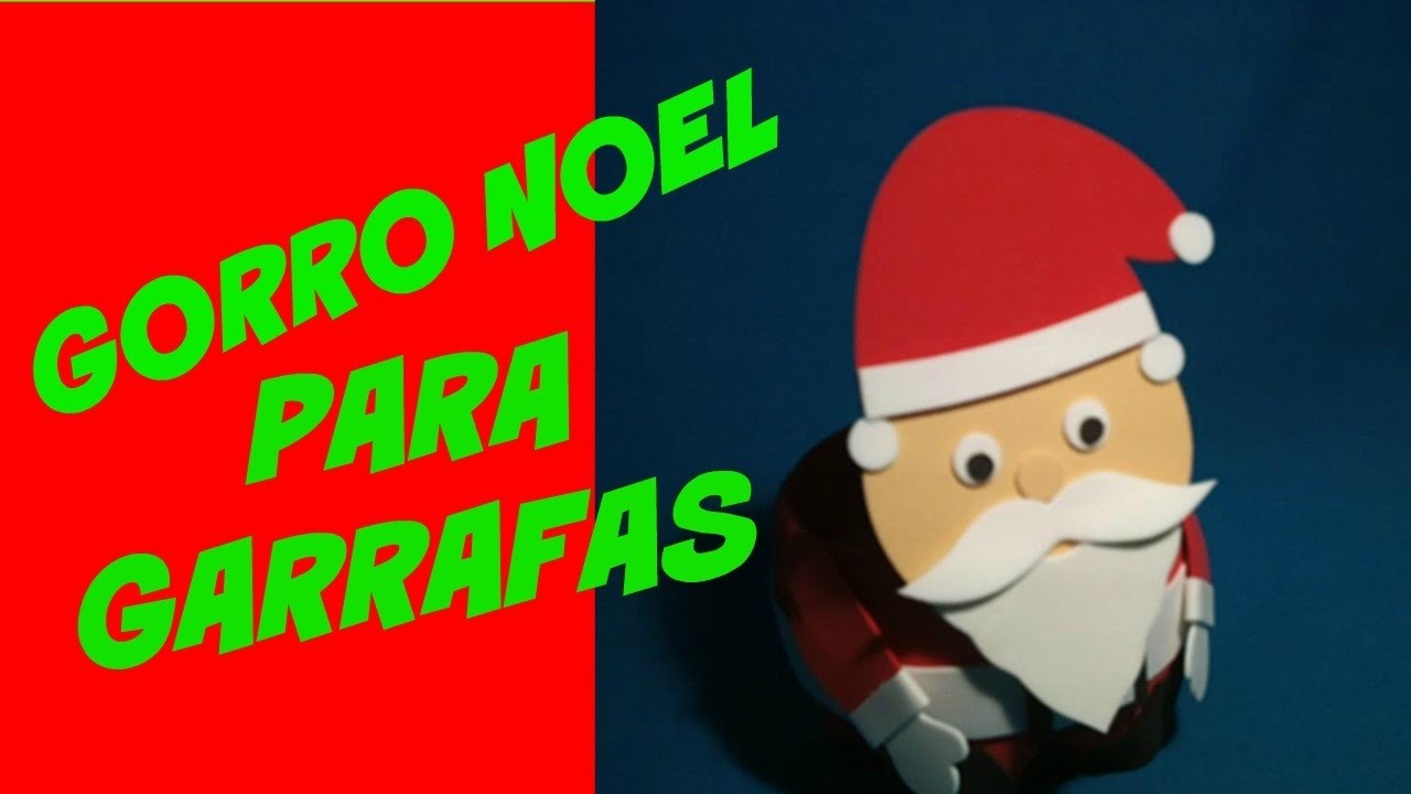 ????????  GORRO DO PAPAI NOEL PARA GARRAFAS????????