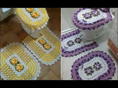 Jogos de Crochê para Banheiro | Inspiração