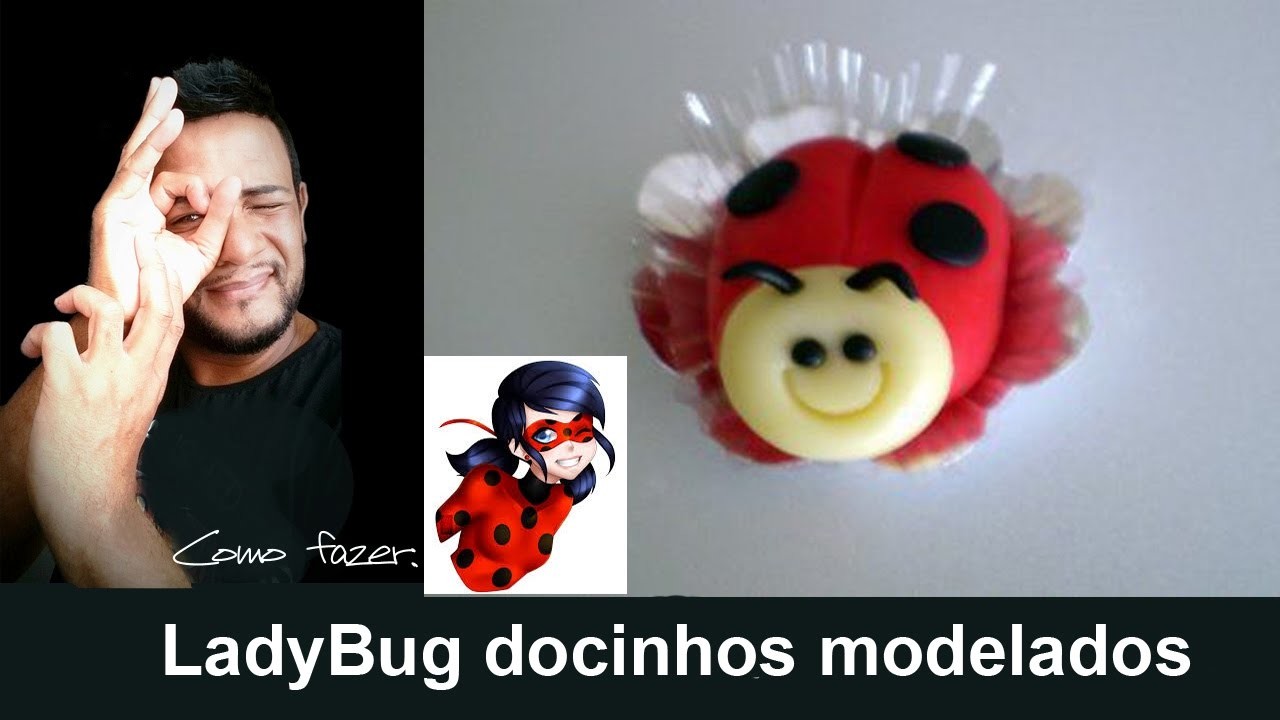 LADY BUG DOCINHOS MODELADOS