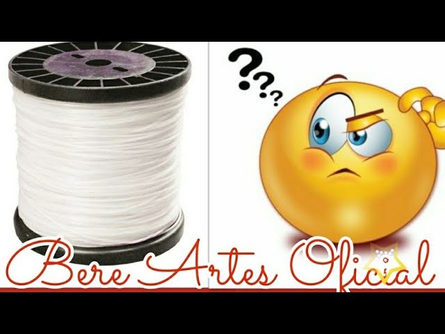 Linha de nylon terminou?Como emendar?