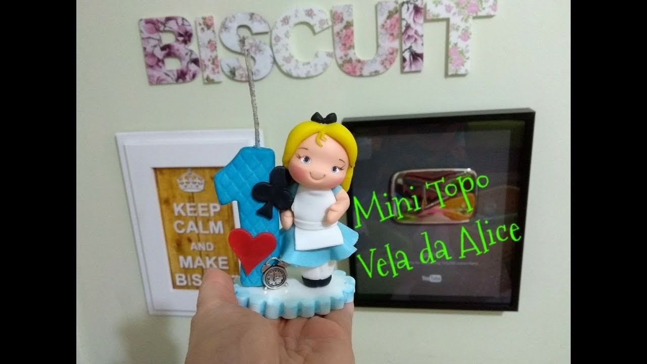 Mini Topo Vela da Alice #CanalAuladeBiscuit