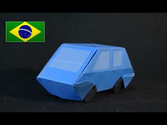 Origami: Carro - Instruções em Português PT BR