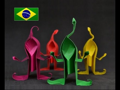 Origami Duende - Elfo ( Riki Saito ) - Instruções em português PT BR