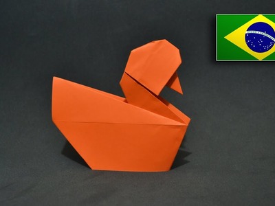 Origami: Pato - Instruções em Português PT BR