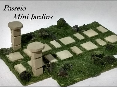 Passeio para Mini Jardins. Maquete PVC