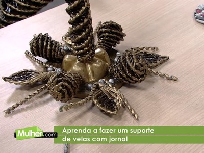 Suporte para vela de Natal por Zé Paulo - 29.11.2017 - Mulher.com - P2.2