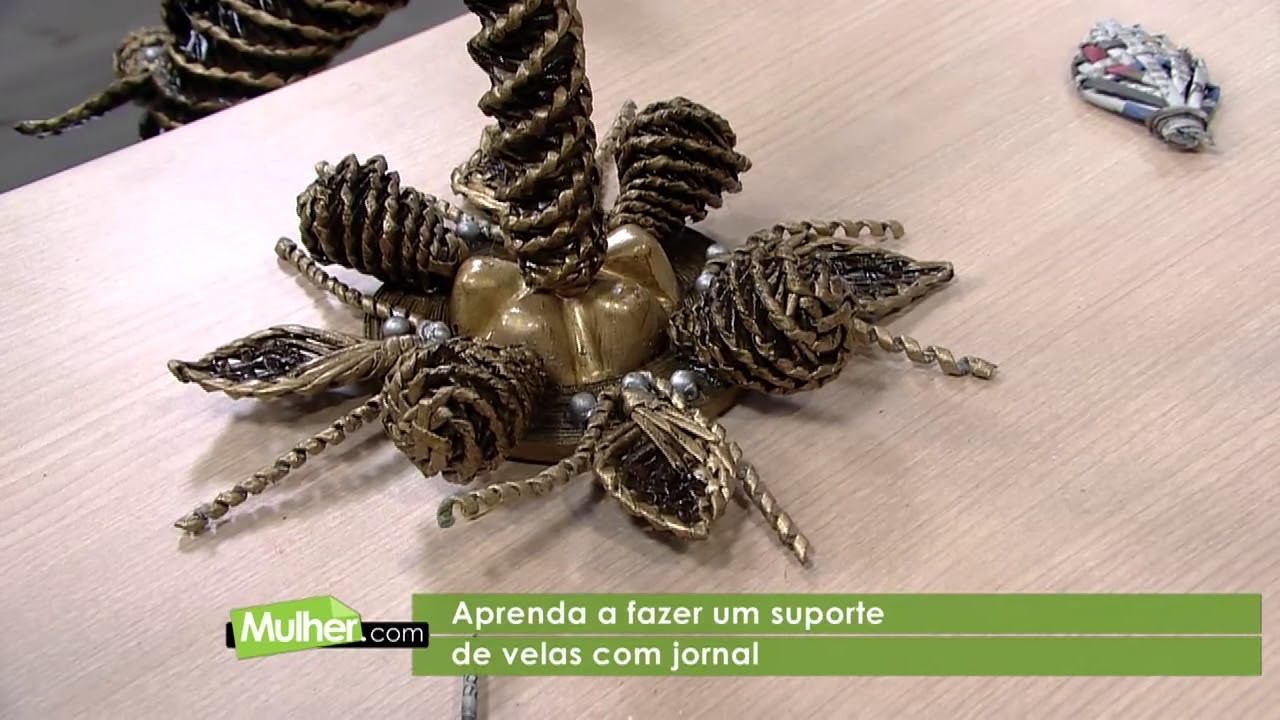 Suporte para vela de Natal por Zé Paulo - 29.11.2017 - Mulher.com - P2.2