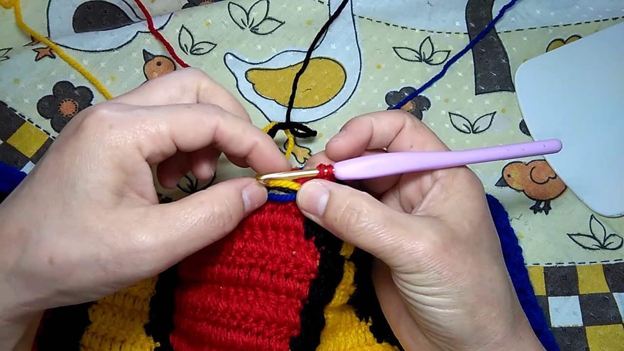 Tapete do Superman em fio conduzido by Eliana Francisco part 15